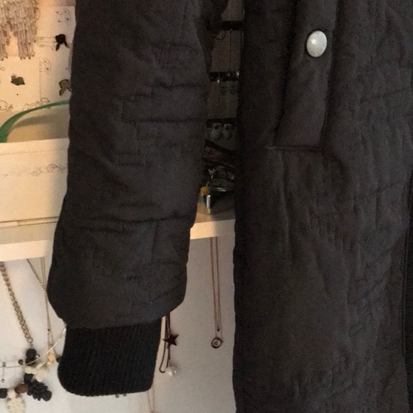 HUSSEIN CHALAYAN Twist Collar Quilted Coat - Picture 7 of 12